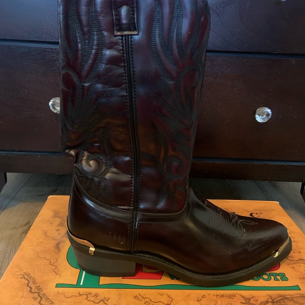 Laredo Men’s Brush-Off McComb Western Boots - Cherry